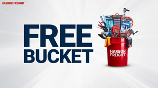 Harbor Freight Free Bucket With 2999 Purchase Harbor Freight Ad Commercial Brand Imagery Photoshoot 0