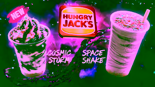 Hungry Jacks Hungry Jacks NEW Hungry Jacks Cosmic Storm Space Shake Ad Commercial Brand Imagery Photoshoot 2