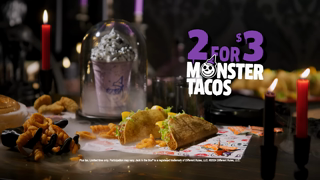 Jack in the Box Monster Tacos ft Mummy Wrapped Monster Tacos Name Names Jack in the Box Ad Commercial Brand Imagery Photoshoot 0