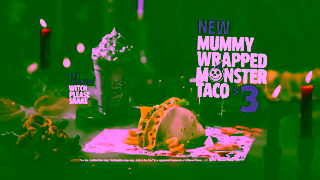 Jack in the Box Monster Tacos ft Mummy Wrapped Monster Tacos Name Names Jack in the Box Ad Commercial Brand Imagery Photoshoot 1