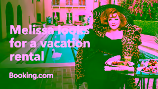 Booking.com Melissa Homes with title card Ad Commercial Brand Imagery Photoshoot 0