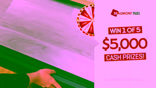 Beaumont Tiles WIN 1 of 5 cash prizes Ad Commercial Brand Imagery Photoshoot 1