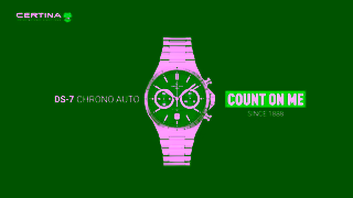 CERTINA DS7 CHRONO AUTO THE NEW HIGHIMPACT SPORTS TIMEPIECE 15s B 169 Ad Commercial Brand Imagery Photoshoot 2
