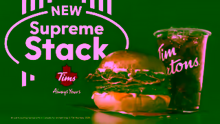 Tim Hortons Supreme Stack Ad Commercial Brand Imagery Photoshoot 0