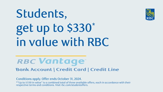 RBC Royal Bank Students get up to 330 in value with RBC Ad Commercial Brand Imagery Photoshoot 1