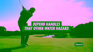 Depend KKEG240546H KC AFC Depend Men POME Golf Cut Down 16x9 Ad Commercial Brand Imagery Photoshoot 0