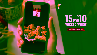 KFC KFCs 15 for 10 Wicked Wings Ad Commercial Brand Imagery Photoshoot 0