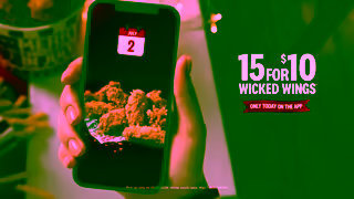KFC KFCs 15 for 10 Wicked Wings Ad Commercial Brand Imagery Photoshoot 1