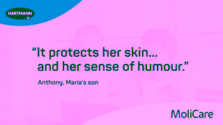 HARTMANN MoliCare Skin Family Carer Maria Ad Commercial Brand Imagery Photoshoot 0