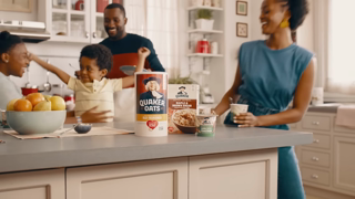 Quaker Thank you for making Quaker a part of your family Ad Commercial Brand Imagery Photoshoot 1