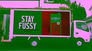 The Alternative Dairy Co The Alternative STAY FUSSY Truck Oat Ad Commercial Brand Imagery Photoshoot 0