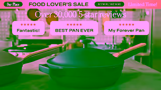 Our Place Cookware ADS23 V Day YT Banner Video 16x9 All Markets v1 Video 1732mp4 Ad Commercial Brand Imagery Photoshoot 2