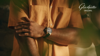 Glashuette Original Strong colours for true originals Glashtte Original presents sustainable straps in orange green Ad Commercial Brand Imagery Photoshoot 0