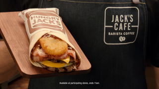 Hungry Jacks Hungry Jacks NEW Mega Wrap Capp at Jacks Cafe Ad Commercial Brand Imagery Photoshoot 0