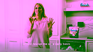 Finish Finish Ultimate Plus Dishwasher Tablets Stacey Solomon Serene Sunset Collection Ad Commercial Brand Imagery Photoshoot 1
