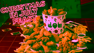 KFC KFCs Christmas in July Feast Ad Commercial Brand Imagery Photoshoot 0