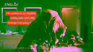 ING Bank You could get paid for paying bills with ING Orange Everyday Ad Commercial Brand Imagery Photoshoot 2