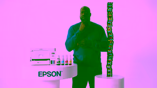Epson Home Printer Refillable Printer Shaq Epson EcoTank Ad Commercial Brand Imagery Photoshoot 0