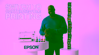 Epson Home Printer Refillable Printer Shaq Epson EcoTank Ad Commercial Brand Imagery Photoshoot 2