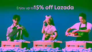 UOB Bank Unbox Endless Joy with the new LazadaUOB Card Ad Commercial Brand Imagery Photoshoot 1