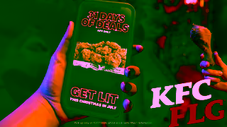 KFC KFCs Christmas in July 10 for 10 Hot Crispy Ad Commercial Brand Imagery Photoshoot 2