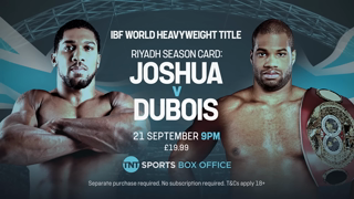 TNT Sports Anthony Joshua v Daniel Dubois Wembley Showdown Ad Commercial Brand Imagery Photoshoot 2