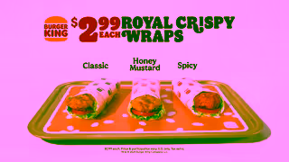 Burger King Hack Your Meal Routine 299 Royal Crispy Wraps Ad Commercial Brand Imagery Photoshoot 2