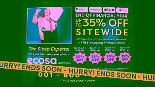 Ecosa Ecosa AU Last Chance 35 Off EOFY Sale EGC Ad Commercial Brand Imagery Photoshoot 1