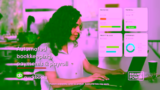 Intuit Intuit QuickBooks allinone business tools featured by Brand Power Ad Commercial Brand Imagery Photoshoot 1