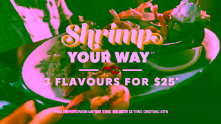 Red Lobster Flavour up with Shrimp Your Way and choose 3 shrimp preparations for just 25 Ad Commercial Brand Imagery Photoshoot 2