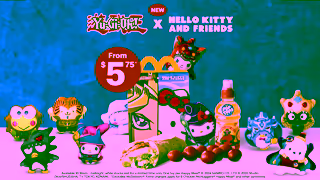 McDonalds Maccas Happy Meal YuGiOh x Hello Kitty and Friends Ad Commercial Brand Imagery Photoshoot 2