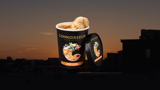 Connoisseur Connoisseur Murray River Salted Caramel Tub Ad Commercial Brand Imagery Photoshoot 2