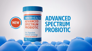 INNER HEALTH 16 Benefits In One Advanced Spectrum Probiotic from Inner Health Ad Commercial Brand Imagery Photoshoot 1