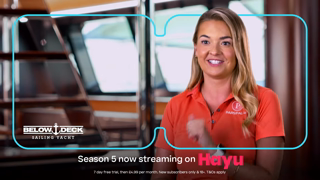 Hayu Below Deck Sailing Yacht S5 Now Streaming on Hayu Ad Commercial Brand Imagery Photoshoot 0