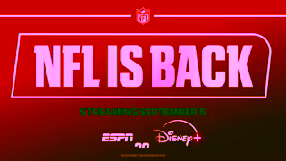 ESPN THE NFL IS BACK on ESPN Ad Commercial Brand Imagery Photoshoot 2