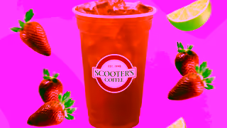 Scooter's Coffee MotionAd StrawberryQuencher 06 16x9 Ad Commercial Brand Imagery Photoshoot 1