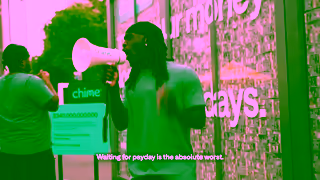 Chime App 24Oct MyPay Kai Unlocking Americas Pay 15s V1 F2 YouTube Video 16x9 Ad Commercial Brand Imagery Photoshoot 0