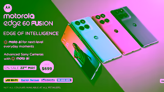 Motorola MotorolaEdge60Fusion Edge of Intelligence with moto AI On Sale 22 May Ad Commercial Brand Imagery Photoshoot 2