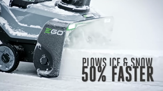 EGO Tools POWER Peak Power Snow Blower with Steel Auger SNT2112 Ad Commercial Brand Imagery Photoshoot 1