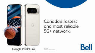 Bell Canada Score Big with Google Pixel 9 Pro on Bell Ad Commercial Brand Imagery Photoshoot 1