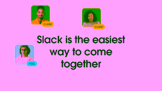 Slack.com Work alongside any external organization in Slack Ad Commercial Brand Imagery Photoshoot 1