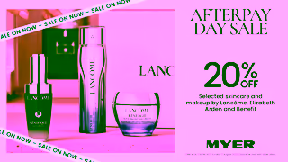 Myer Afterpay Day Sale at Myer Ad Commercial Brand Imagery Photoshoot 1