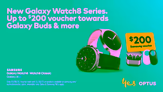 Optus OPT0607 MB AED SAL SamsungWatch8 Watch8 Preorder WatchCombo DGEN VID 1920x1080 Ad Commercial Brand Imagery Photoshoot 1