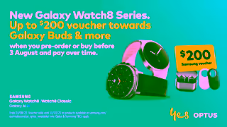 Optus OPT0607 MB AED SAL SamsungWatch8 Watch8 Preorder WatchCombo DGEN VID 1920x1080 Ad Commercial Brand Imagery Photoshoot 2