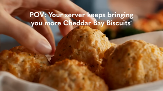 Red Lobster Cheddar Bay Biscuits We know you cant just have one Keep em coming Ad Commercial Brand Imagery Photoshoot 0