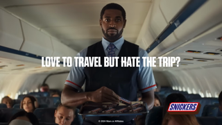 Snickers V1 Plane Love to travel YT 16x9 6s Ad Commercial Brand Imagery Photoshoot 1