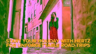 Hertz Start your holiday with Hertz for unforgettable road trips 6s Ad Commercial Brand Imagery Photoshoot 1