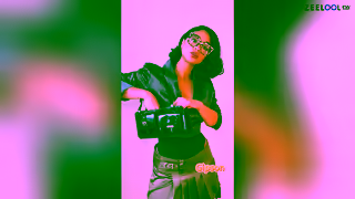 ZEELOOL Mob Wife Eyeglasses Leopard Print Frames Glasses at Zeelool zeelooloptical Ad Commercial Brand Imagery Photoshoot 2