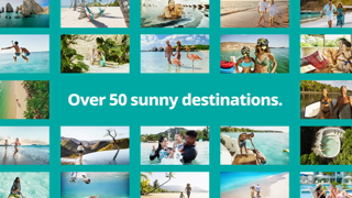 WestJet Fly to 50 sun destinations WestJet Ad Commercial Brand Imagery Photoshoot 1