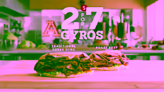 Arby's Arbys 2 for 7 Gyros CAP Famous Quotes 2025 Ad Commercial Brand Imagery Photoshoot 1